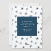 Cartes Pour Fêtes Annuelles Tout Est Calme Tout Est Brillant Marine Non Photo (Dos)