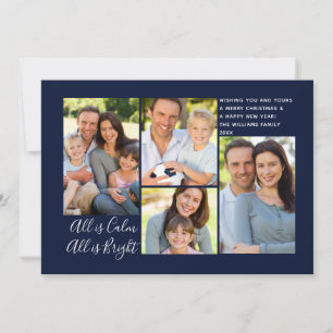 Cartes Pour Fêtes Annuelles Tout est calme Tout est lumineux 4 Photo Marine Bl