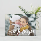 Cartes Pour Fêtes Annuelles Tout est joyeux Noël (Debout devant)