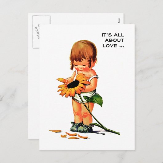 Cartes Pour Fêtes Annuelles Tout est question d'amour. Saint Valentin d'art vi (Devant / Derrière)