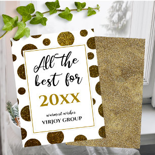 Cartes Pour Fêtes Annuelles Tout Le Meilleur Pour Le Nouvel An Business Modern