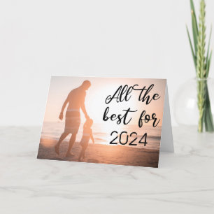 Cartes Pour Fêtes Annuelles Tout Le Mieux Pour La Photo Minimaliste Du Nouvel 