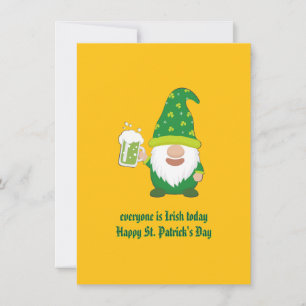 Cartes Pour Fêtes Annuelles Tout le monde est irlandais aujourd'hui