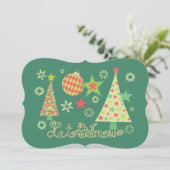 Cartes Pour Fêtes Annuelles Tout Noël (Debout devant)