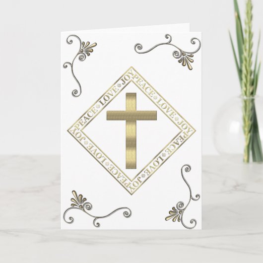 Cartes Pour Fêtes Annuelles Tout Occation Peace & Joy (Devant)