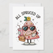 Cartes Pour Fêtes Annuelles Tout Sac Bougie Pink Tree Belt Spruced Up (Devant)