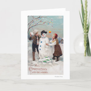 Cartes Pour Fêtes Annuelles Toute Joie de Noël Sois à toi