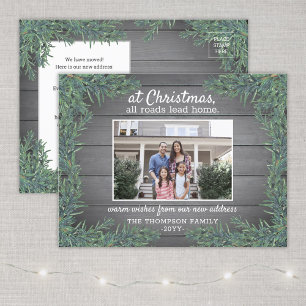 Cartes Pour Fêtes Annuelles Toutes les routes Mener Accueil Nouvelle adresse N