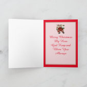 Cartes Pour Fêtes Annuelles Toy White Coastie Custom Christmas (Intérieur)