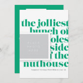 Cartes Pour Fêtes Annuelles Tradition du Bunch le plus joli avec Trio Backer H (Devant / Derrière)