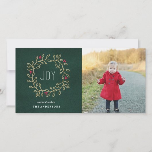 Cartes Pour Fêtes Annuelles Tradition joyeuse (Devant)