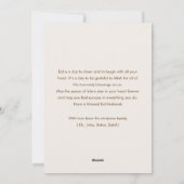 Cartes Pour Fêtes Annuelles Traditional Arabic Coffee and Sweets Eid Mubarak (Dos)