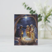 Cartes Pour Fêtes Annuelles Traditional Three Wise Men Nativity (Debout devant)