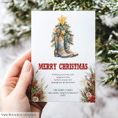 Cartes Pour Fêtes Annuelles Traditional Western Christmas greeting card