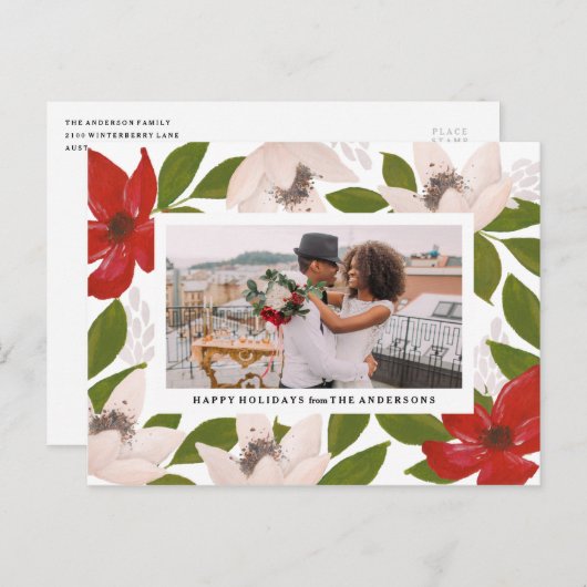 Cartes Pour Fêtes Annuelles Traditions (Devant / Derrière)