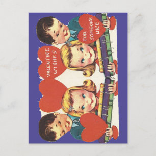 Cartes Pour Fêtes Annuelles Train de jouet vintage de la Saint-Valentin