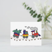 Cartes Pour Fêtes Annuelles Train de Noël (Debout devant)