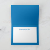 Cartes Pour Fêtes Annuelles train festif de Noël Père Noël (Intérieur)