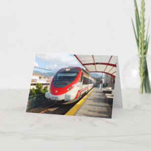 Cartes Pour Fêtes Annuelles Train Renfe sur la Costa del Sol, Espagne