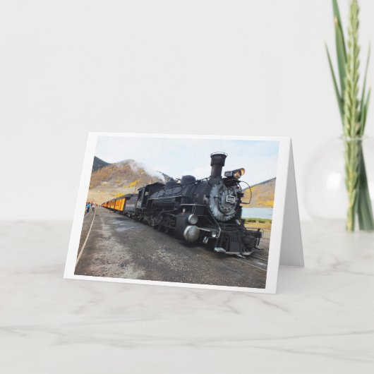 Cartes Pour Fêtes Annuelles Train touristique à Silverton (Devant)
