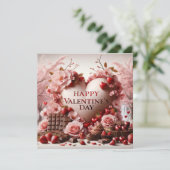 Cartes Pour Fêtes Annuelles Traitements Heureuses Saintes-Valentin (Debout devant)