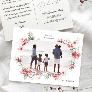 Cartes Pour Fêtes Annuelles trames classiques photo noël