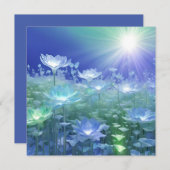 Cartes Pour Fêtes Annuelles Tranquillité printanière (Devant / Derrière)