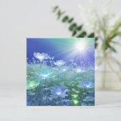 Cartes Pour Fêtes Annuelles Tranquillité printanière (Debout devant)