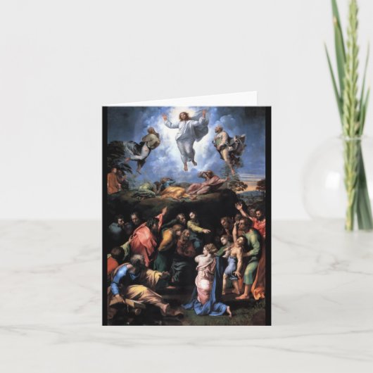 CARTES POUR FÊTES ANNUELLES TRANSFIGURATION DE JÉSUS (Devant)