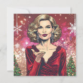 Cartes Pour Fêtes Annuelles Transgender Woman Festive Christmas Poem (Devant)