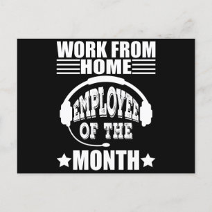 Cartes Pour Fêtes Annuelles Travail De L'Employé À Domicile Du Mois