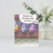 Cartes Pour Fêtes Annuelles Travail de teinture de Pâques (Debout devant)