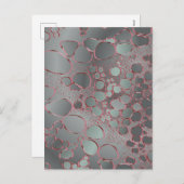 Cartes Pour Fêtes Annuelles Travail numérique Abstrait 3 (Devant / Derrière)