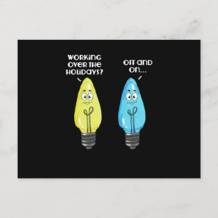Cartes Pour Fêtes Annuelles Travailler Pendant Les Vacances