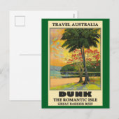 Cartes Pour Fêtes Annuelles Travel Australia, Dunk, (Devant / Derrière)