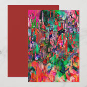 Cartes Pour Fêtes Annuelles Travel World (Devant / Derrière)