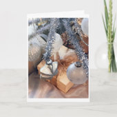 CARTES POUR FÊTES ANNUELLES **TRAVERSER LES MILES** À NOËL (Devant)