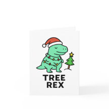 Tree Rex - Funny Christmas Card