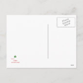 Cartes Pour Fêtes Annuelles Trees de White Christmas (Dos)