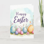 Cartes Pour Fêtes Annuelles Trendy Easter Eggs Beautiful Collection (Devant)