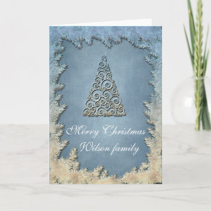 Cartes Pour Fêtes Annuelles Trendy mignon arbre de Noël vintage
