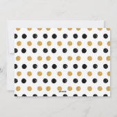 Cartes Pour Fêtes Annuelles Trendy Typografy Holiday (Dos)