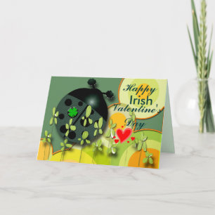 Cartes Pour Fêtes Annuelles Très Irlandais Valentine