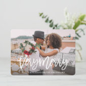 Cartes Pour Fêtes Annuelles Très joyeux (Debout devant)