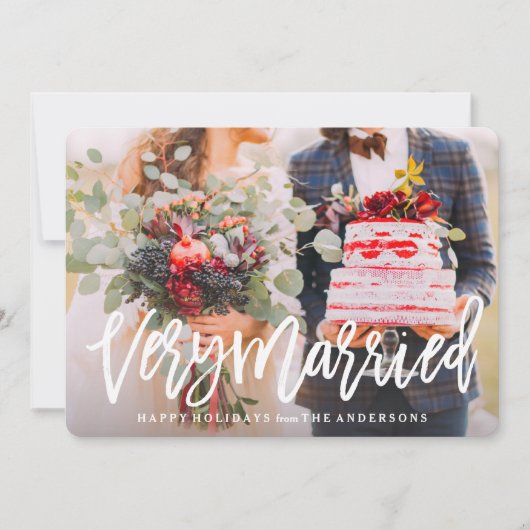 Cartes Pour Fêtes Annuelles Très marié (Devant)