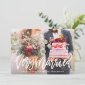 Cartes Pour Fêtes Annuelles Très marié (Debout devant)