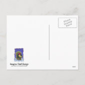 Cartes Pour Fêtes Annuelles Tricératops Noël (Dos)