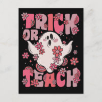 Trick Ou Enseigner Le Fantôme Super Avec Fleurs Vi