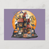 Cartes Pour Fêtes Annuelles Trick ou traitement Halloween Haunween Haunted Hou (Devant)