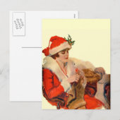 Cartes Pour Fêtes Annuelles Tricot pour Noël (Devant / Derrière)
